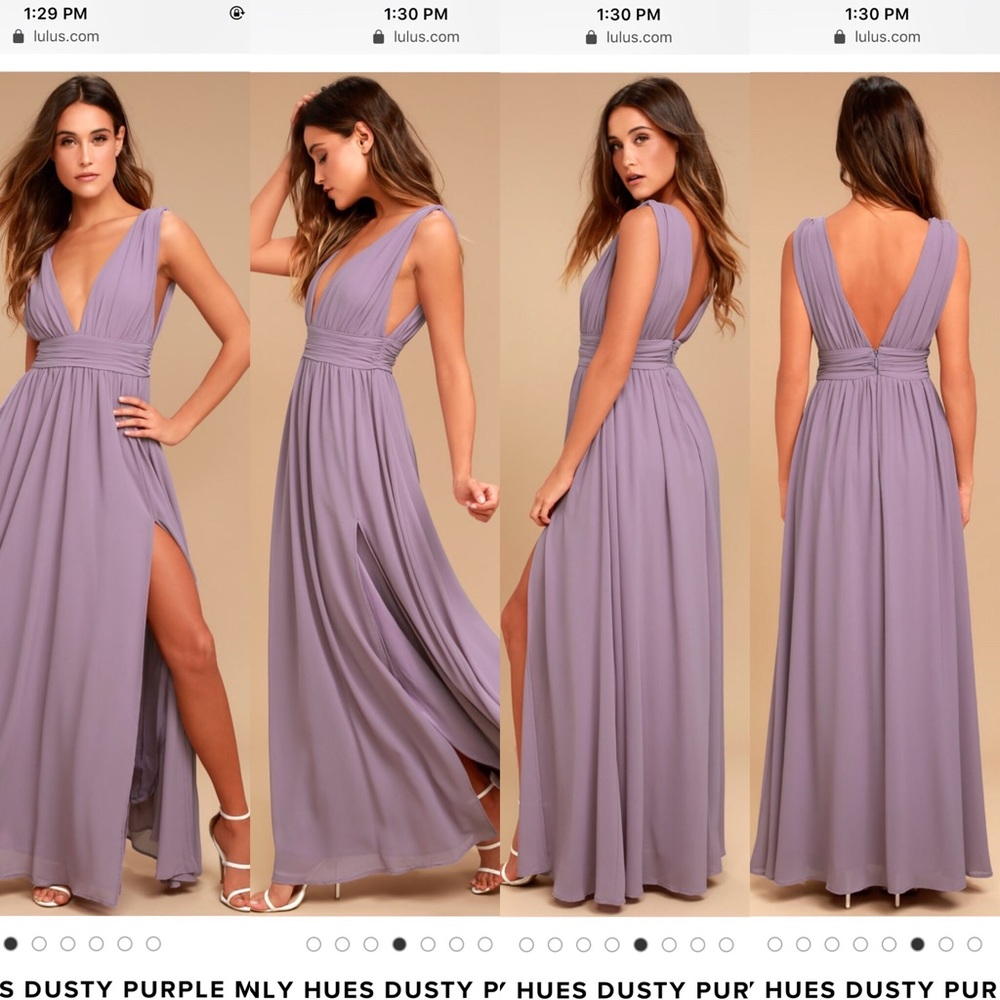 Lulus bridesmaid dress
